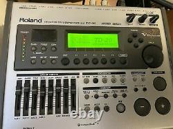 Roland TD-20 TD20 electronic drum kit with expansion kit TDW-20 and gig bag/case