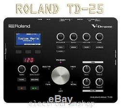 Roland TD-25 V Drums electronic module BOXED harness PSU mount drum key manual
