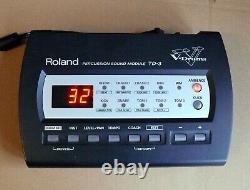 Roland TD-3 V Drums electronic module mount psu percussion trigger brain #1