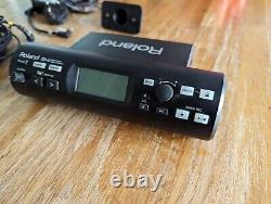 Roland TD-4 Drum Module, TD4 Power Lead, wiring harness and mount
