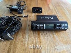 Roland TD-4 Drum Module, TD4 Power Lead, wiring harness and mount