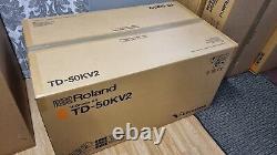 Roland TD-50KV2 V-Drums kit, display stock, full Roland UK warranty. MINT