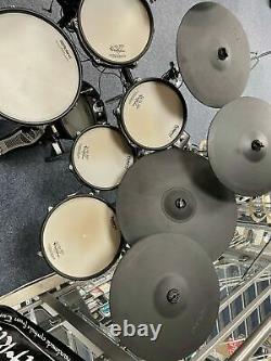 Roland TD-50 Professional Digital Drum Kit with Additional Cymbals & Pads Used