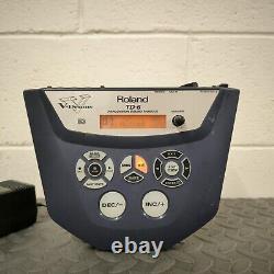 Roland TD-6V Electronic Drum Percussion Sound Module With Power Supply & 8x Jack