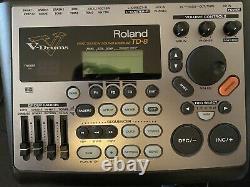 Roland TD-8 V-drums Electronic Drum Kit, Pearl Bass Pedal, Medeli AP30 Amp, Cans