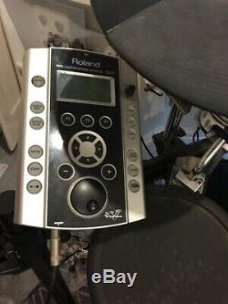 Roland TD-9 Electronic Drum Kit With Speaker, Double Bass Pedal, Extras, Stool