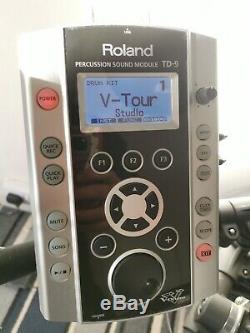 Roland TD-9 KX V-Drums Electronic Drum Kit Mesh Pads Full Kit with Stool
