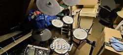 Roland TD-9 electronic drum kit complete with drum monitor