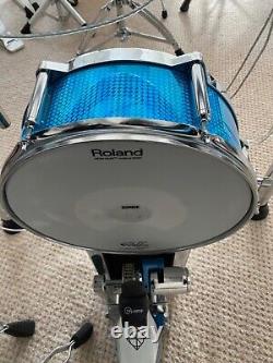 Roland Td30kv Drum Kit Custom Blue Wrap