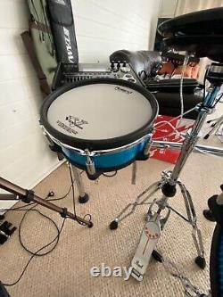 Roland Td30kv Drum Kit Custom Blue Wrap