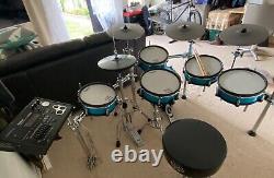 Roland Td30kv Drum Kit Custom Blue Wrap