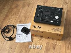 Roland Td50 Module / Upgraded To The Td50x / Manuel / Boxed /