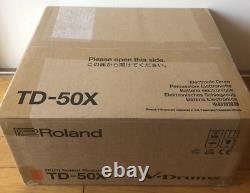 Roland Td50x V-drum Module / Opened To Check Contents /