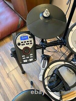 Roland Td-11kv Electronic Drum Kit With Drum Stool, Bass Pedal & Headphones