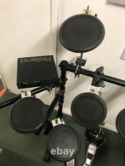 Roland Td-7 Electric Electronic Digital Drum Kit Set Full Set Up