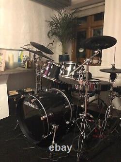 Roland VAD506 V-Drums Full Setup + Monitor + Stool Immaculate Condition