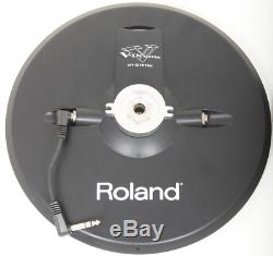 Roland VH-12 Black Electronic Hi-Hats + Clutch + Anti-Rotation, Dual Zone Cymbal