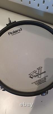 Roland V-Drums PD-105 black dual zone snare tom drum (2-trigger) boxed