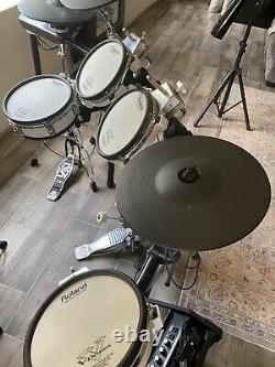 Roland V-Drums Percussion Sound Module TD-12 and Mesh Drum Kit
