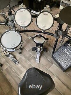 Roland V-Drums Percussion Sound Module TD-12 and Mesh Drum Kit
