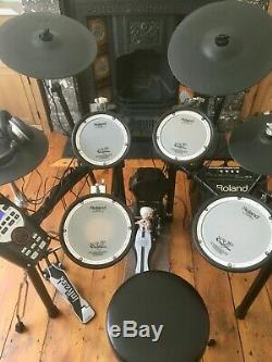 Roland V-Drums TD-11KV Electronic Drum Kit, PM-10 Amplifier, Headphones & Stool
