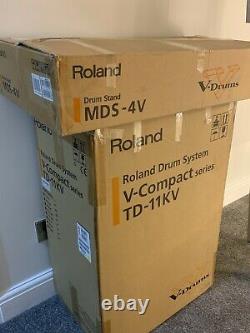 Roland V Drums TD-11KV Electronic drum kit. Upgraded with extras