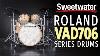 Roland Vad706 Electronic Drum Kit Demo Featuring Td 50x Sound Module