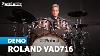 Roland Vad716 Electronic Drum Set Demo With Nick D Virgilio New 7 Series V Drums