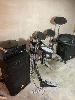 Roland electronic drum kit Td6 With Amp Speakers
