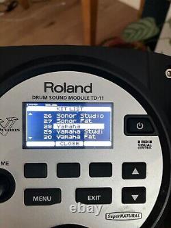 Roland electronic drum kit td11 with upgrades on hardware and drum kit samples