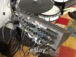 Roland td10 vdrum electronic drum kit massive upgrades fantastic kit