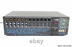 SIMMONS SDS7 Electronic Drum Kit Machine 80s pads module VINTAGE SYNTH DEALER