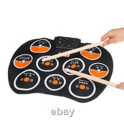 SOLO Desktop Drum Portable Silicone Hand Roll Electronic Rhythm Percussion Kit