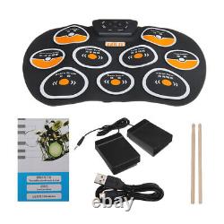 SOLO Desktop Drum Portable Silicone Hand Roll Electronic Rhythm Percussion Kit
