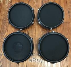 Set of 4 Alesis Mesh Drum Pads (3 Toms & 1 Snare) NEW 8 Nitro Electronic Kit