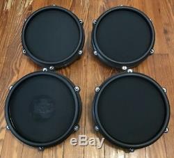 Set of 4 Alesis Mesh Drum Pads (3 Toms & 1 Snare) NEW 8 Nitro Electronic Kit