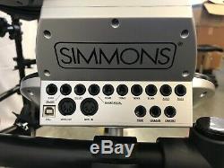 Simmons SD9K Electronic Drum Kit With Rack and Module Lightly Used