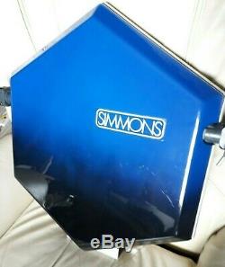 Simmons SDSV SDS5 & 5 pc PAD SET, analogue, 80's classic electronic drum kit