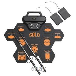 Smartphone Compatible Electronic Drum Set with Volume and Speed Control