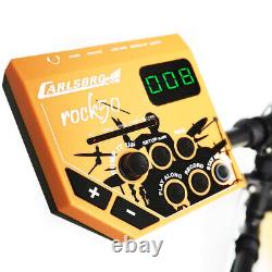 Starter Drum Kit, Stool and Headphones Electronic Digital Set Carlsbro Rock 50