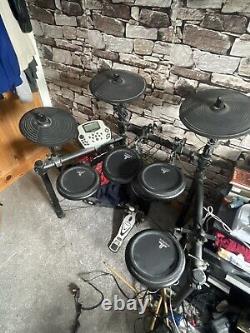 Tourtech TT-16S Electric Drum Kit with Sticks, and Drum Stool