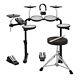 Visiondrum Compact Mesh Electronic Drum Kit With Stool