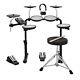 Visiondrum Compact Mesh Electronic Drum Kit With Stool And Headphones