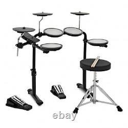 VISIONDRUM Compact Mesh Electronic Drum Kit With Stool and Headphones