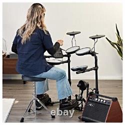 VISIONDRUM+ Electronic Drum Kit with Stool and Headphones