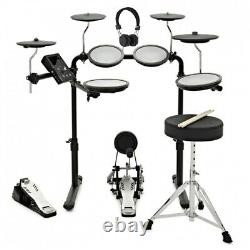 VISIONDRUM-PRO Electronic Drum Kit with Stool Headphones & Bluetooth
