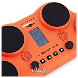 VISIONPAD-6 Electronic Drum Pad by Gear4music Orange