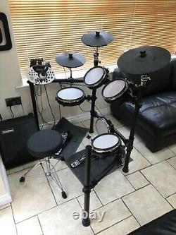 WHD 517-DX Pro Mesh Electronic Drum Kit includes Stool, Speakers, Drumsticks