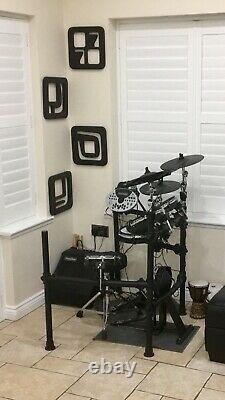 WHD 517-DX Pro Mesh Electronic Drum Kit includes Stool, Speakers, Drumsticks