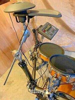 YAMAHA DTXtreme Natural Maple Shells/ Electronic Drumkit with rack, complete NICE